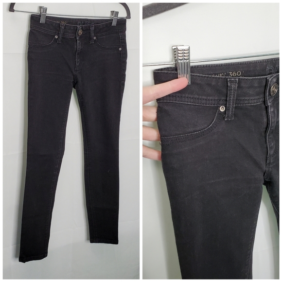 DL1961 Black Emma Legging Jeans Onyx 4WAY Stretch 360 Comfort Casual Size 24 - Picture 3 of 13